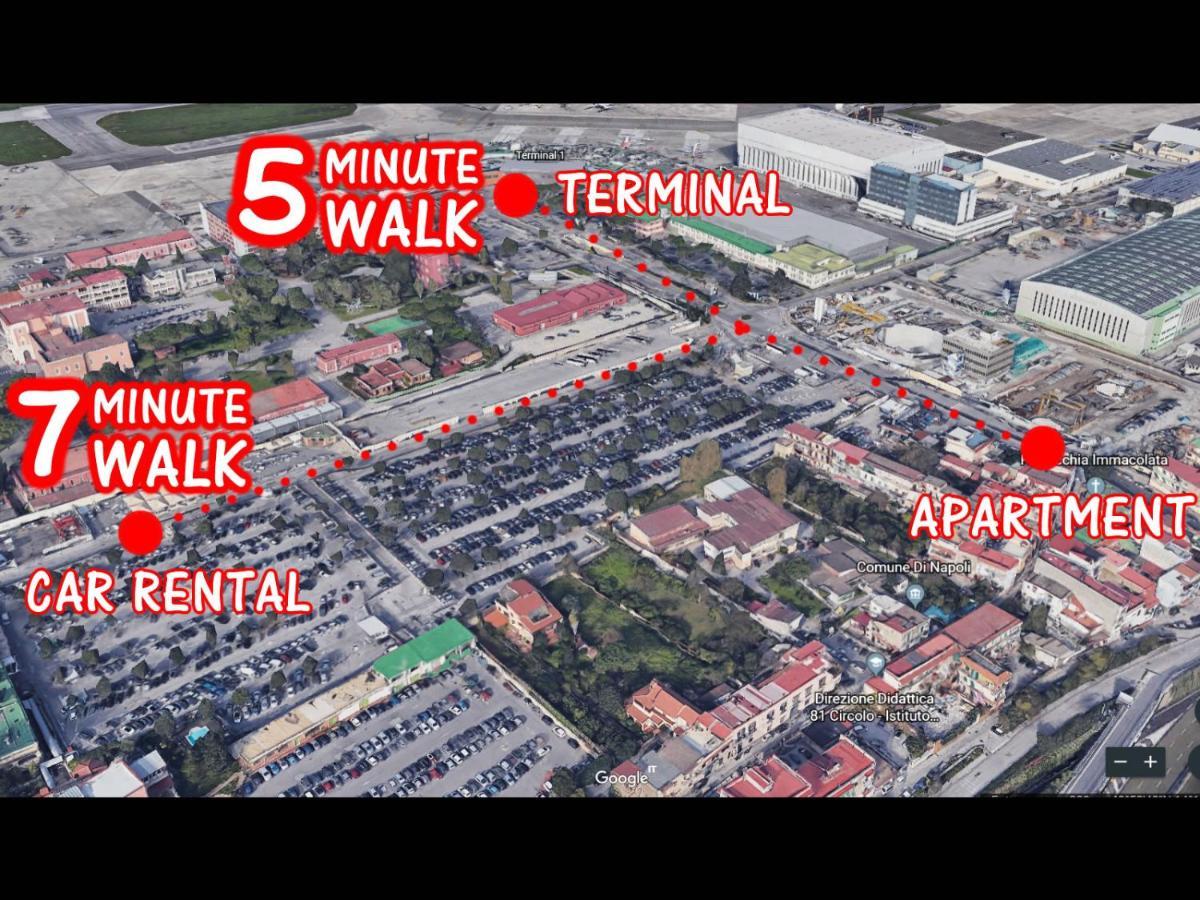 شقة La Casetta Arancione Nell'Aeroporto Di Napoli المظهر الخارجي الصورة